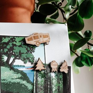 Adventure | Pop-Up Travel Camper and Camping Magnets, Pack of 4 Adventure Adventure