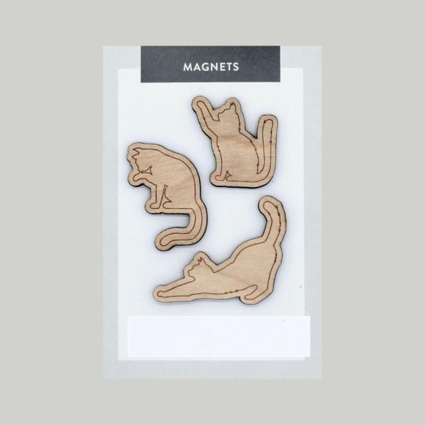 Animals | Cat Magnets, Pack of 3 Animals Animals