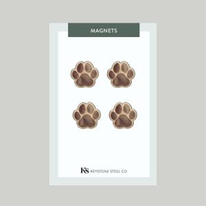 Animals | Paw Print Magnets, Pack of 4 Magnets Animals