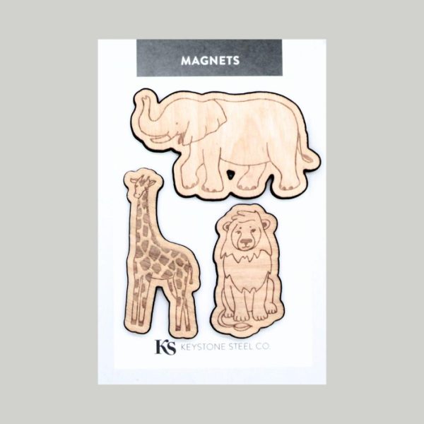 Animals | Zoo Safari Animal Magnets, Pack of 3 Animals Animals