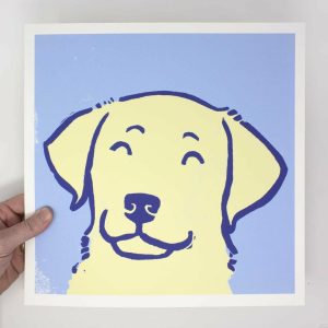 Art Prints | Golden Retriever – 12×12 Dog Art Print Art Prints Art Prints