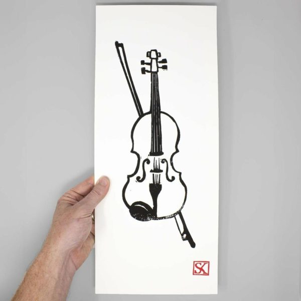 Art Prints | Violin – 8×19 Instrument Art Print Art Prints Art Prints