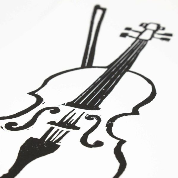 Art Prints | Violin – 8×19 Instrument Art Print Art Prints Art Prints