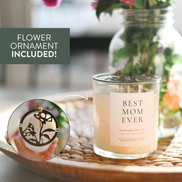 Candles | Best Mom Ever’ Candle + Ornament Set Ornaments Candles