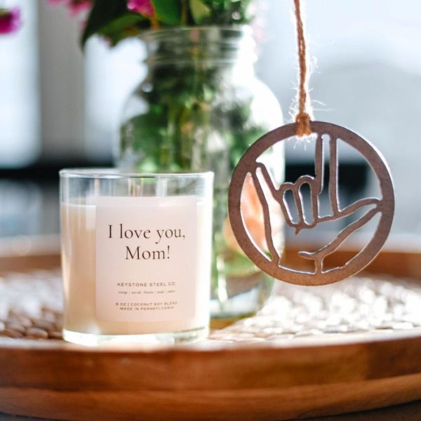 Candles | I Love You, Mom’ Candle + Ornament Set Candles Candles