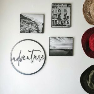 Circle Signs | Adventure Circle Wall Decor Circle Signs Circle Signs