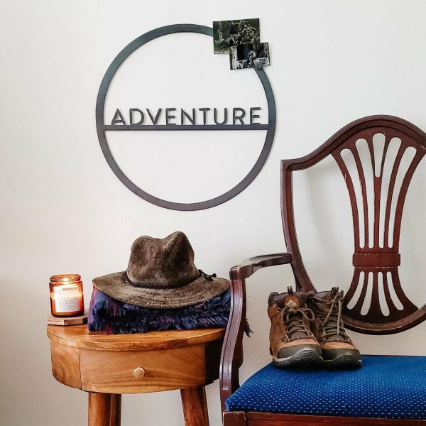 Circle Signs | Adventure Circle Wall Decor Circle Signs Circle Signs