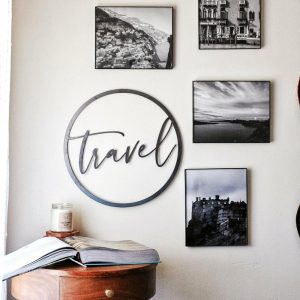 Circle Signs | Travel Circle Wall Decor Circle Signs Circle Signs