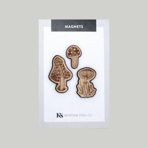 Flowers, Plants + Garden | Mushroom and Fungus Magnets, Pack of 3 Flowers, Plants + Garden Flowers, Plants + Garden