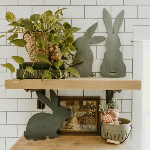 General Living | Easter Bunny Wall Decor, Set of 3 Assorted Bunnies General Living General Living