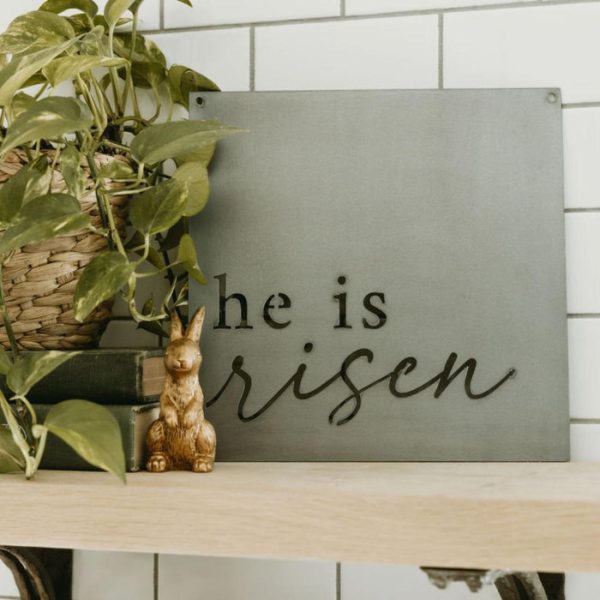 General Living | He is Risen’ Wall Decor Sign General Living General Living