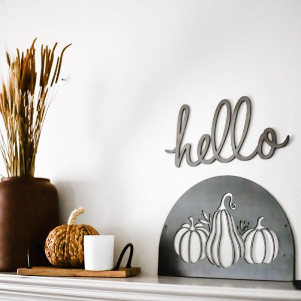 General Living | Hello Script Wall Decor General Living General Living