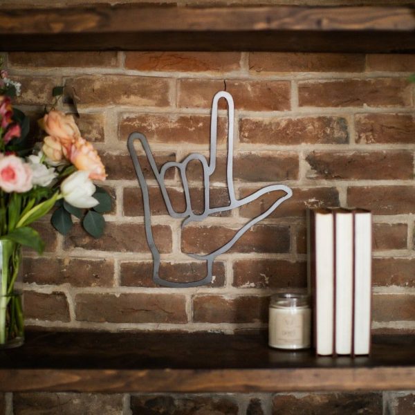 General Living | I Love You ASL Cut Out Wall Decor General Living General Living