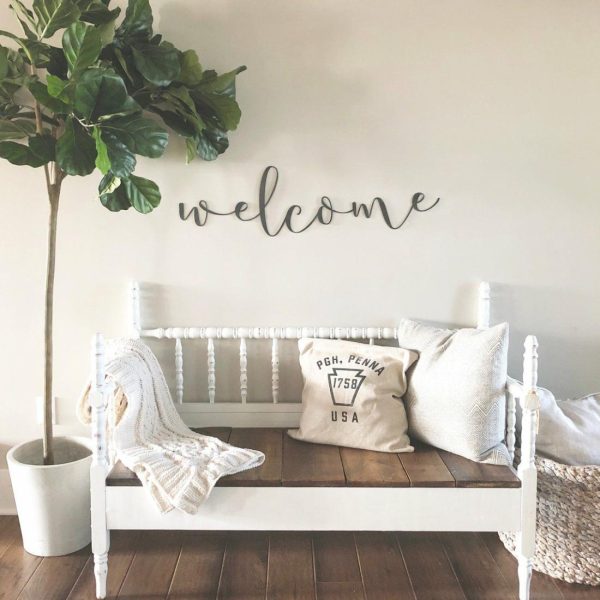 General Living | Welcome Script Wall Decor General Living General Living