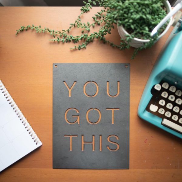 General Living | You Got This’ Rectangular Wall Decor General Living General Living