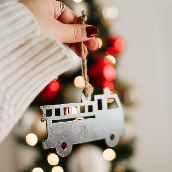 Hobbies + Occupations | Firetruck Ornament Ornaments