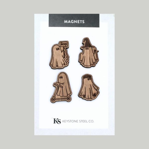 Holidays | Vintage Ghost Magnets, Pack of 4 Holidays Holidays