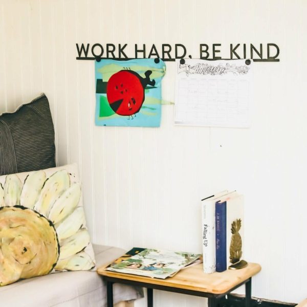 Inspirational | Work Hard, Be Kind Bar Wall Decor General Living General Living