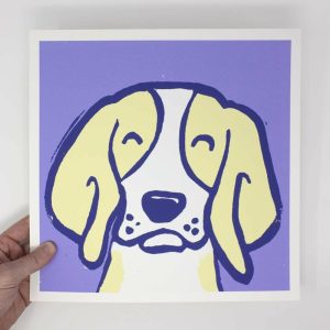 Kids Collection | Beagle – 12×12 Dog Art Print Art Prints Art Prints