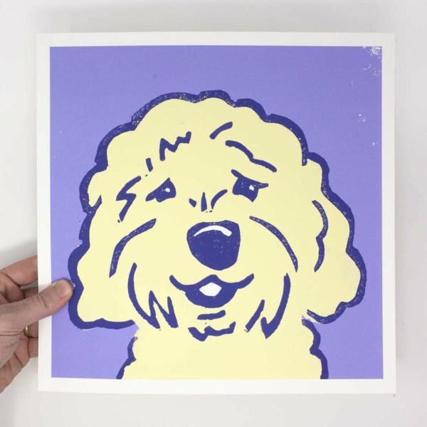 Kids Collection | Golden Doodle – 12×12 Dog Art Print Art Prints Art Prints