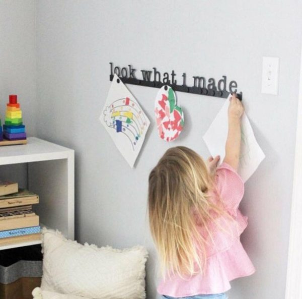 Kids Collection | Look What I Made’ Magnetic Bar Wall Decor Kids Collection