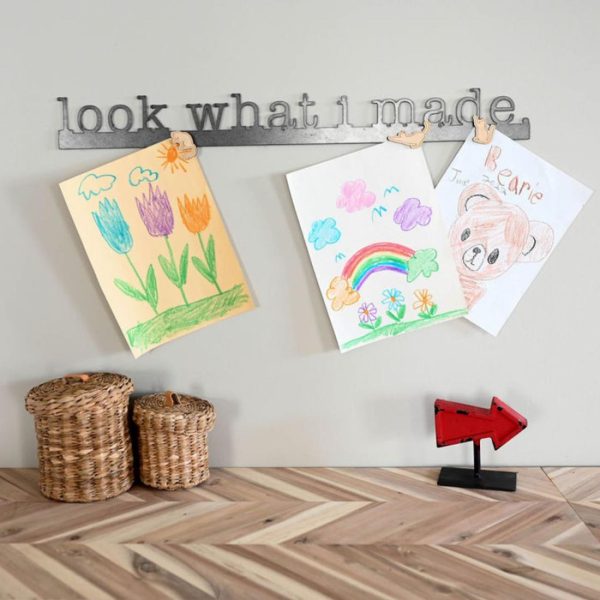 Kids Collection | Look What I Made’ Magnetic Bar Wall Decor Kids Collection