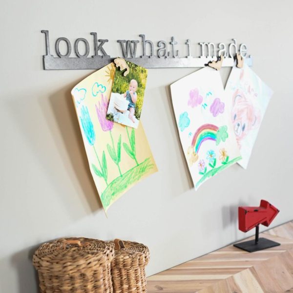 Kids Collection | Look What I Made’ Magnetic Bar Wall Decor Kids Collection