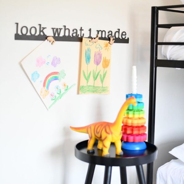 Kids Collection | Look What I Made’ Magnetic Bar Wall Decor Kids Collection