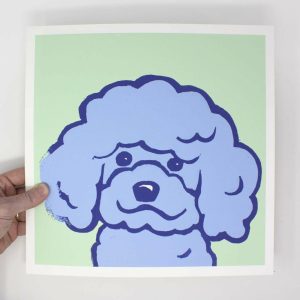 Kids Collection | Poodle – 12×12 Dog Art Print Art Prints Art Prints