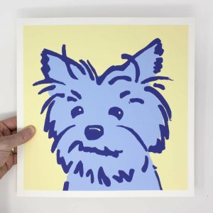 Kids Collection | Yorkshire Terrier – 12×12 Dog Art Print Art Prints Art Prints