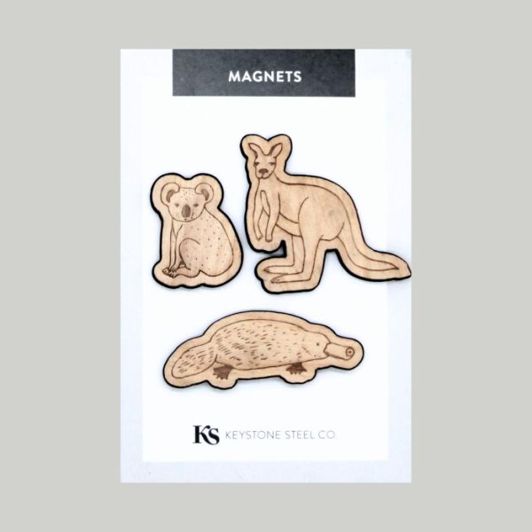 Kids + School | Marsupial Animal Magnets, Pack of 3 Animals Animals