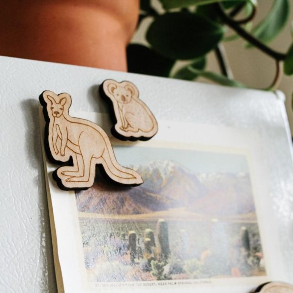 Kids + School | Marsupial Animal Magnets, Pack of 3 Animals Animals