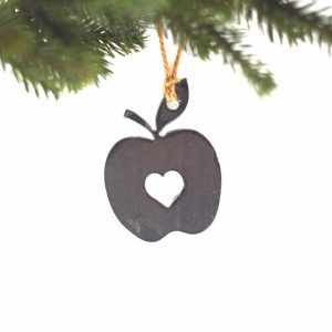 Kitchen + Coffee | Apple Heart Ornament Ornaments