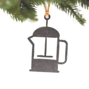 Kitchen + Coffee | French Press Coffee Ornament Ornaments