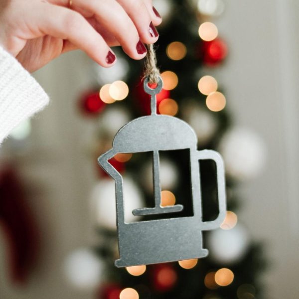 Kitchen + Coffee | French Press Coffee Ornament Ornaments