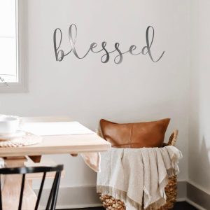 Religious | Blessed Script Wall Decor Religious Religious