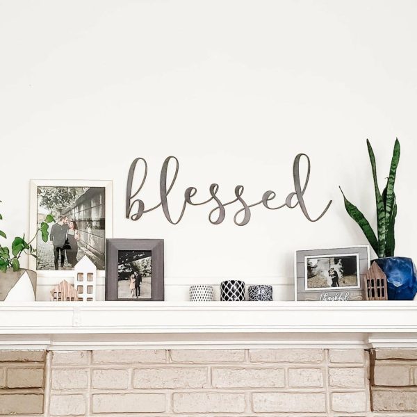 Religious | Blessed Script Wall Decor Religious Religious