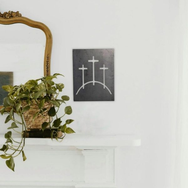 Religious | Calvary Crosses on the Hill Wall Decor Sign General Living General Living