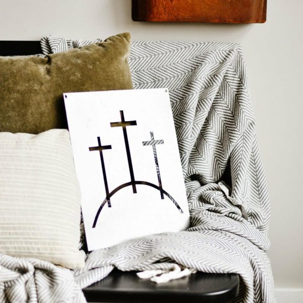 Religious | Calvary Crosses on the Hill Wall Decor Sign General Living General Living