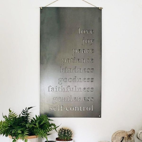 Religious | Fruits of the Spirit Wall Sign General Living General Living