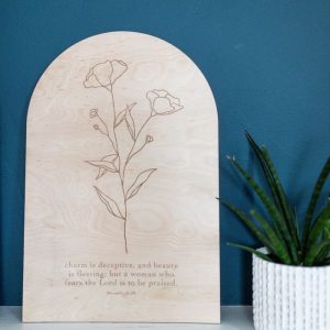 Religious | Proverbs 31:30 Wood Wall Decor Religious Religious