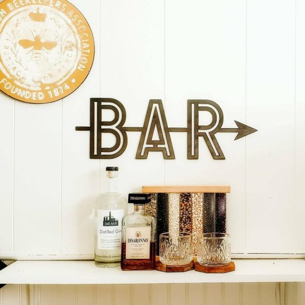 Script Wall Decor | Bar Script Wall Decor Script Wall Decor Script Wall Decor