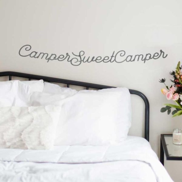 Script Wall Decor | Camper Sweet Camper Script Script Wall Decor Script Wall Decor