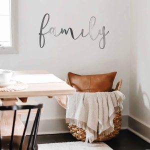 Script Wall Decor | Family Script Wall Decor General Living General Living