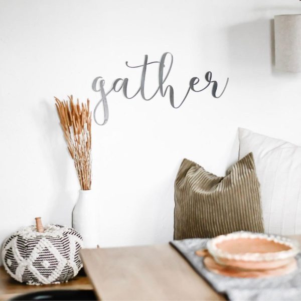 Script Wall Decor | Gather Script Wall Decor General Living General Living