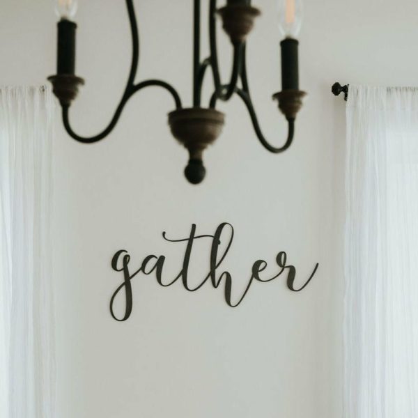 Script Wall Decor | Gather Script Wall Decor General Living General Living