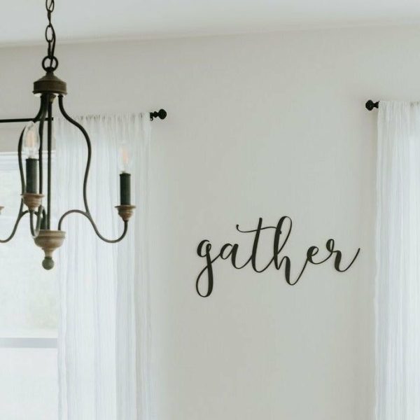 Script Wall Decor | Gather Script Wall Decor General Living General Living