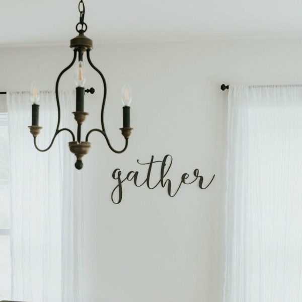 Script Wall Decor | Gather Script Wall Decor General Living General Living