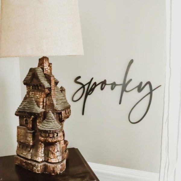 Script Wall Decor | Spooky Script Wall Decor Sign Script Wall Decor Script Wall Decor