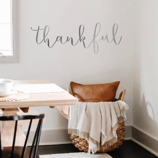 Script Wall Decor | Thankful Script Wall Decor Script Wall Decor Script Wall Decor